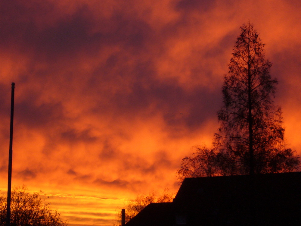 Brennender Himmel