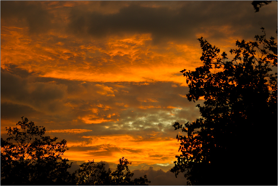 brennender himmel