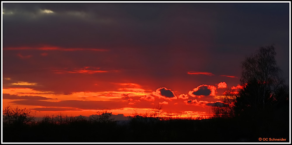 Brennender Himmel