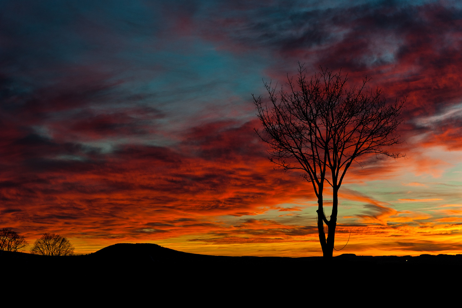 brennender Himmel