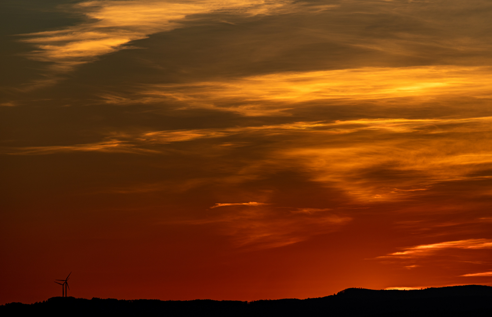 Brennender Himmel