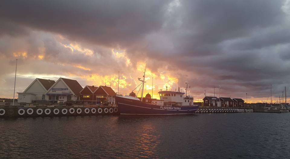 Brennender Himmel in Dänemark