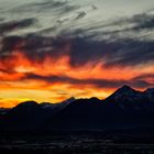 Brennender Himmel in Salzburg