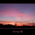 Brennender Himmel - Sonnenuntergang in Lünen - Aufnahme 1