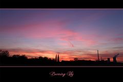 Brennender Himmel - Sonnenuntergang in Lünen - Aufnahme 1