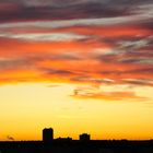 brennender Himmel über Berlin