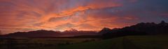 Brennender Himmel über dem Oberland