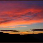 Brennender Himmel über der Toskana I