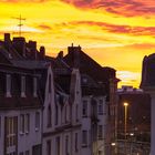 "brennender" Himmel über Frankfurt 2