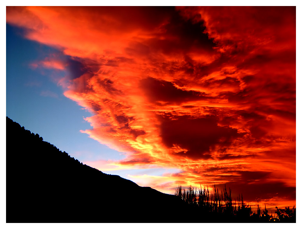 Brennender Himmel über Nevada (USA) - orig -