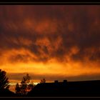 Brennender Himmel über Raschau