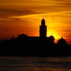 Brennender Himmel über Venedig