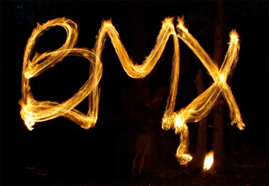 brennendes "BMX"