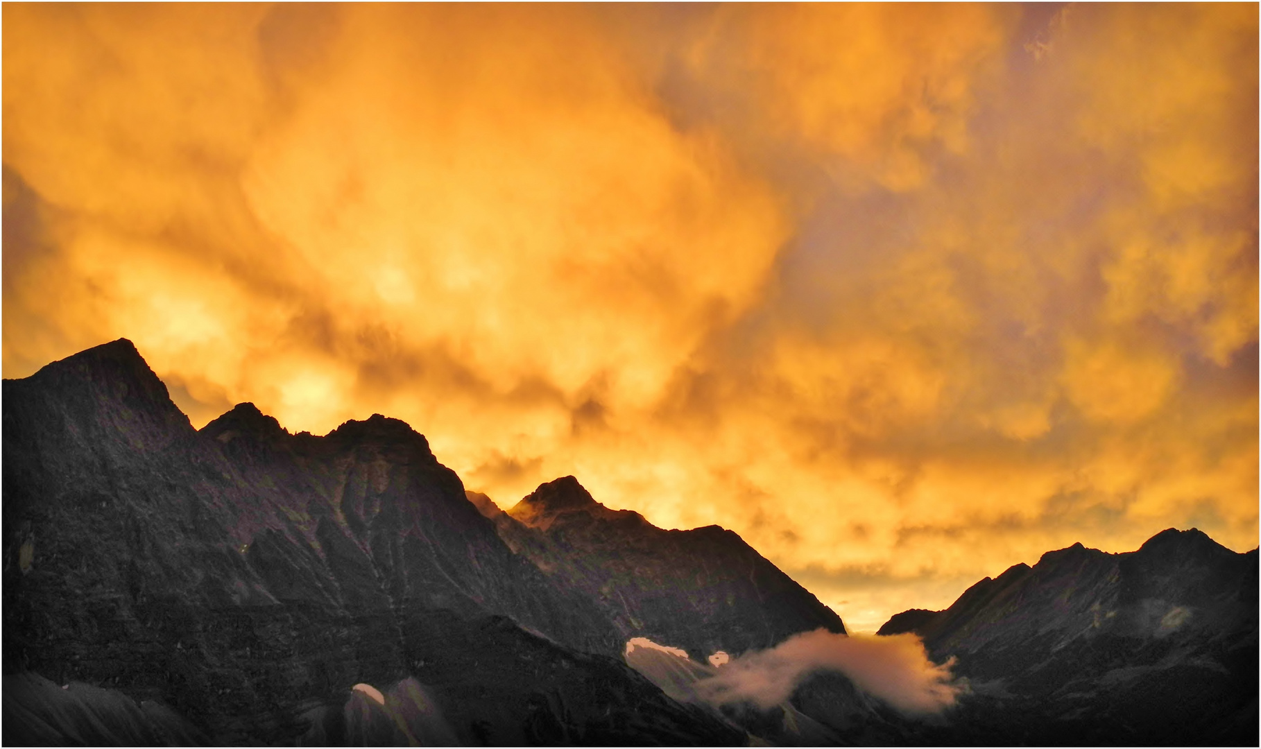 Brennendes Karwendel