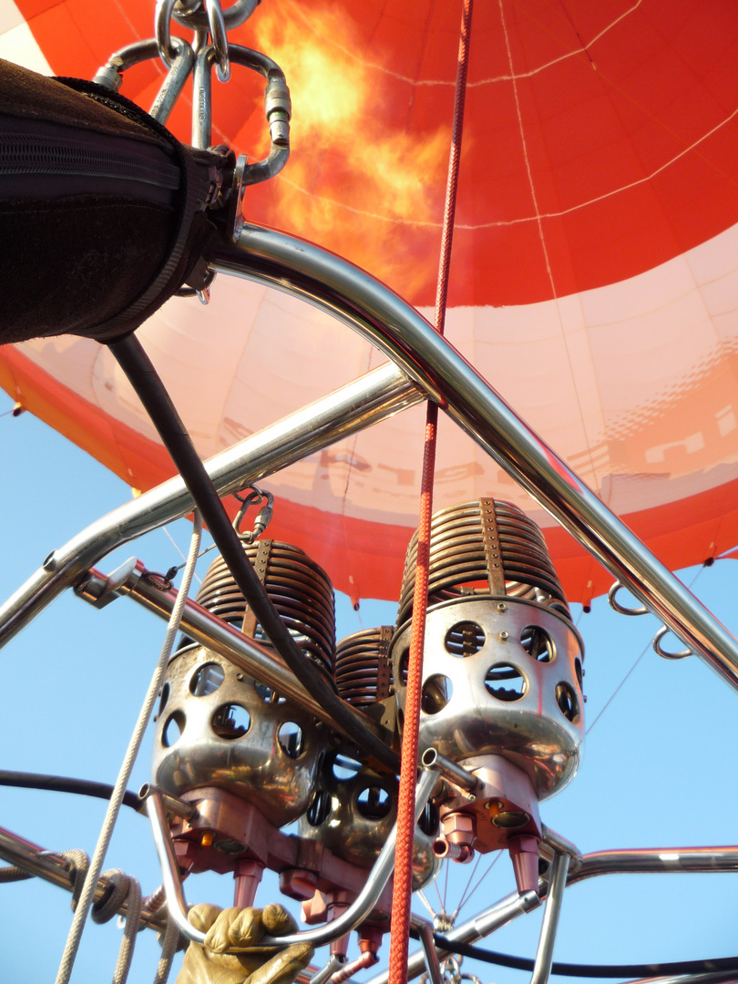 Brenner Heißluftballon