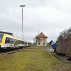 Brenzbahn am Bf HDH-Mergelstetten 13.3.2023