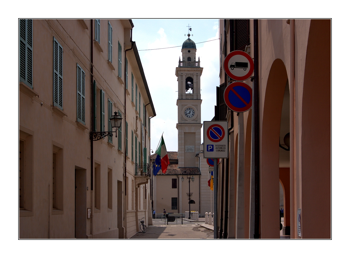 brescello, eine kirche