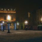 BRESCIA - PIAZZA LOGGIA CON LA NEVE