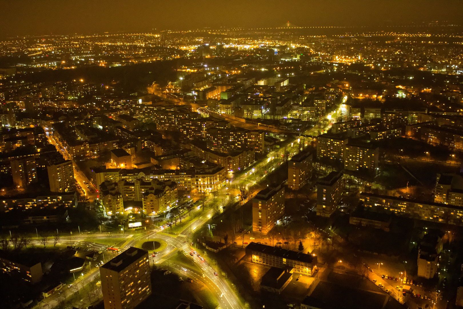 Breslau bei Nacht