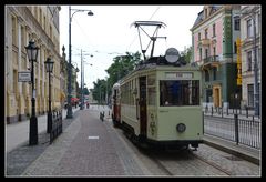 Breslau (Wroclaw) Abfahrstelle für historische Straßenbahnen