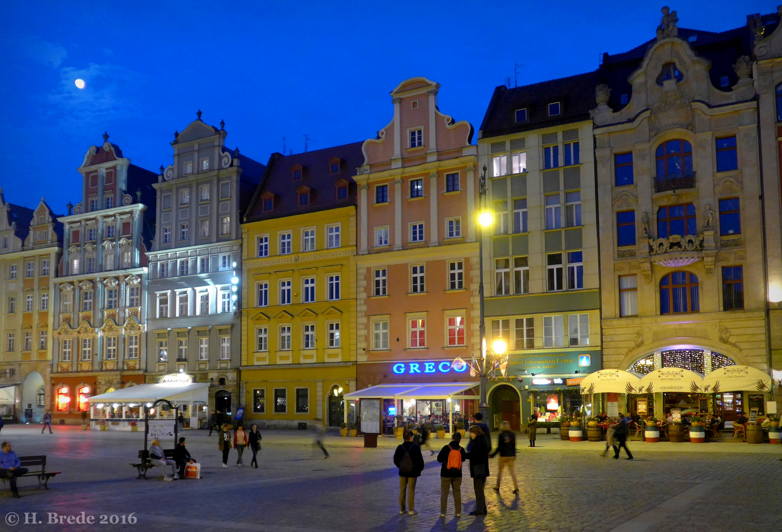 Breslau (Wroclaw) bei Nacht 2