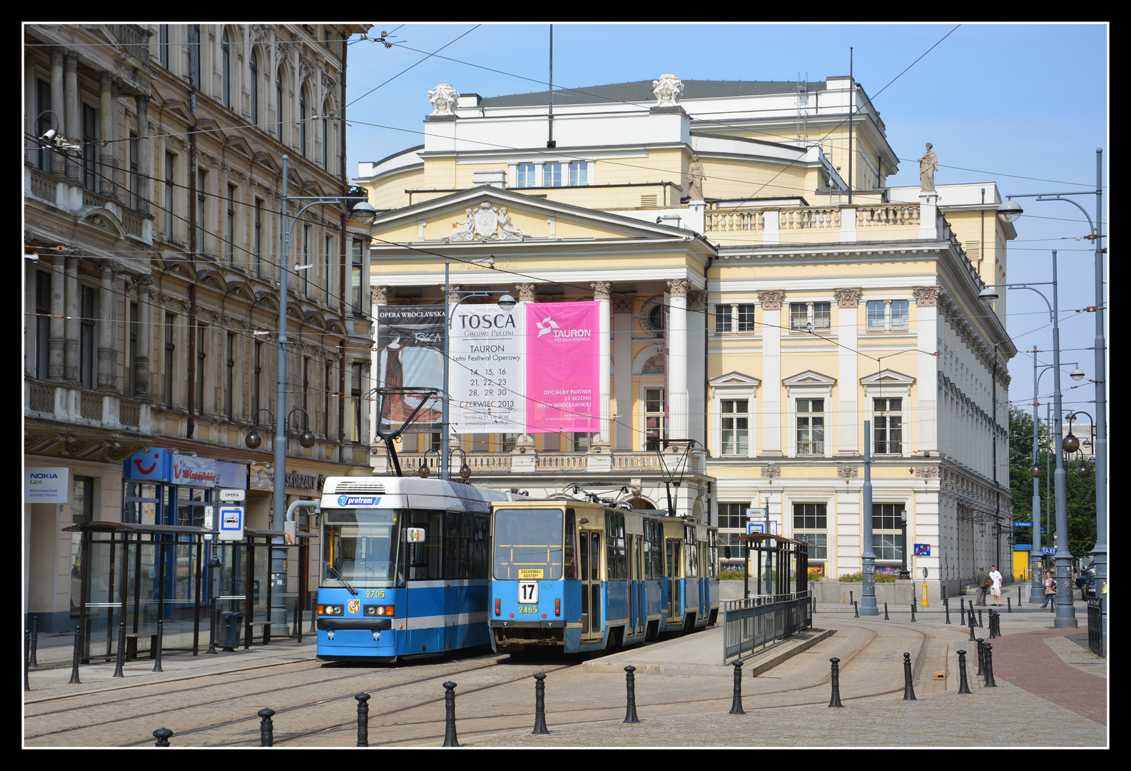 Breslau (Wroclaw) Klassische Straßenbahn zu klassischer Musik