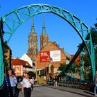 Breslauer Dom mit Oderbrücke