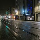 Brest : rue jean Jaurès la nuit