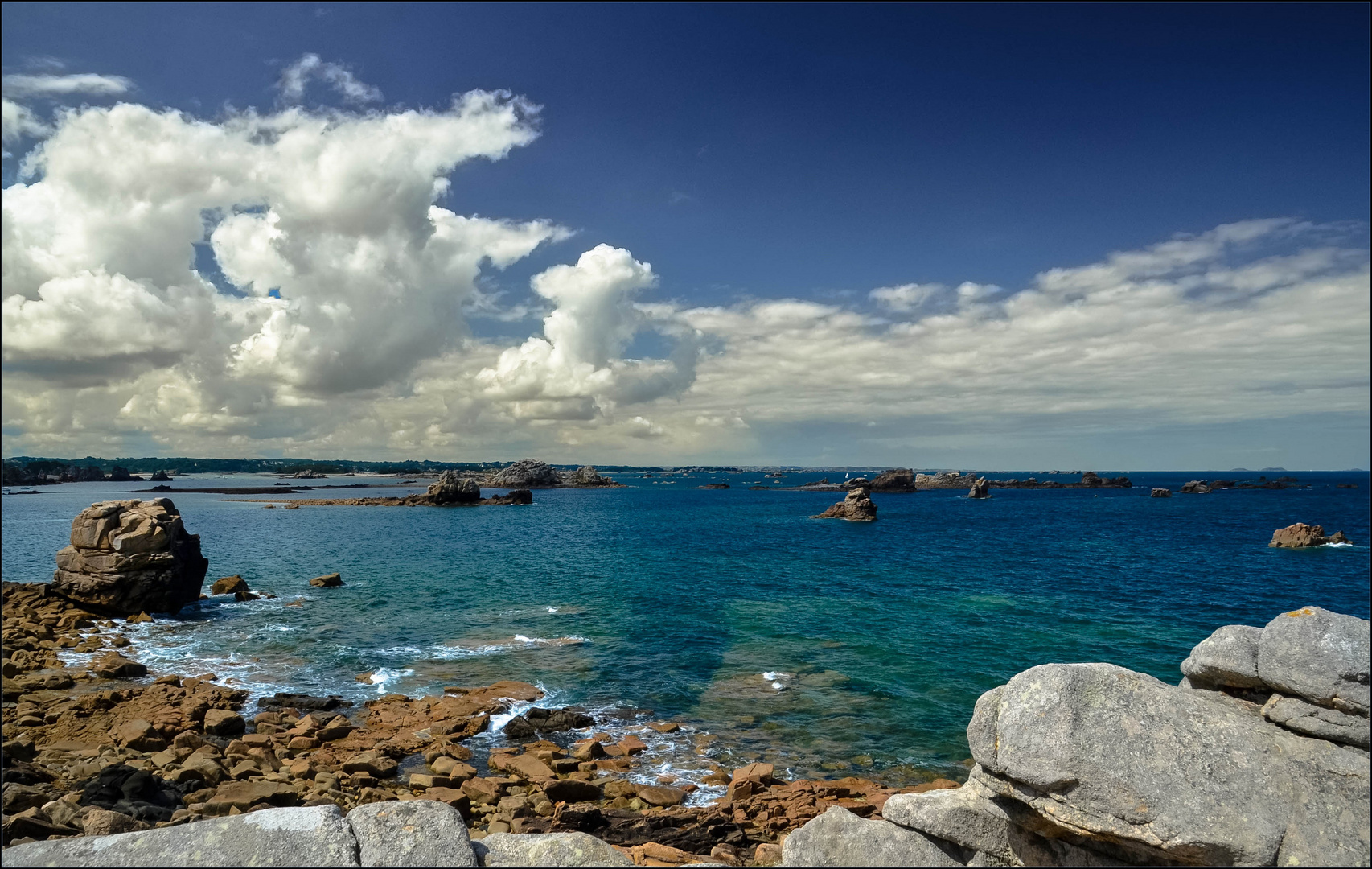 Bretagne bei bestem Wetter