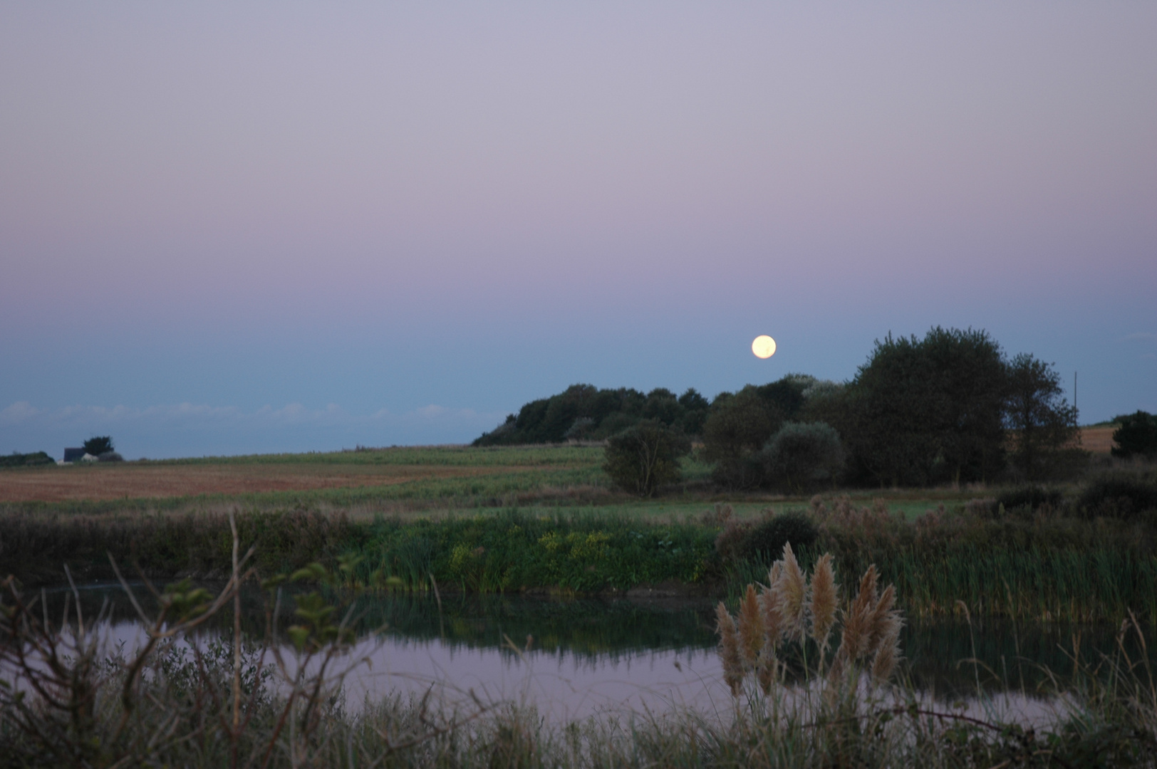 Bretagne bei Vollmond