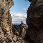 Bretagne - Blick durch die Grotte