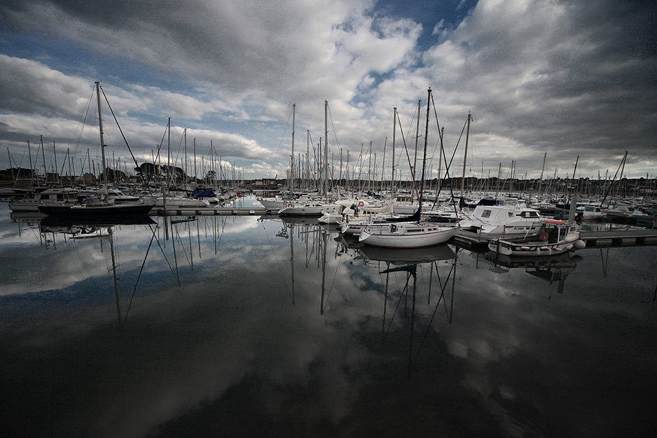 Bretagne Hafen Trebeurden