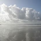 Bretagne Pentrez Wolken am Strand von Saint Nic