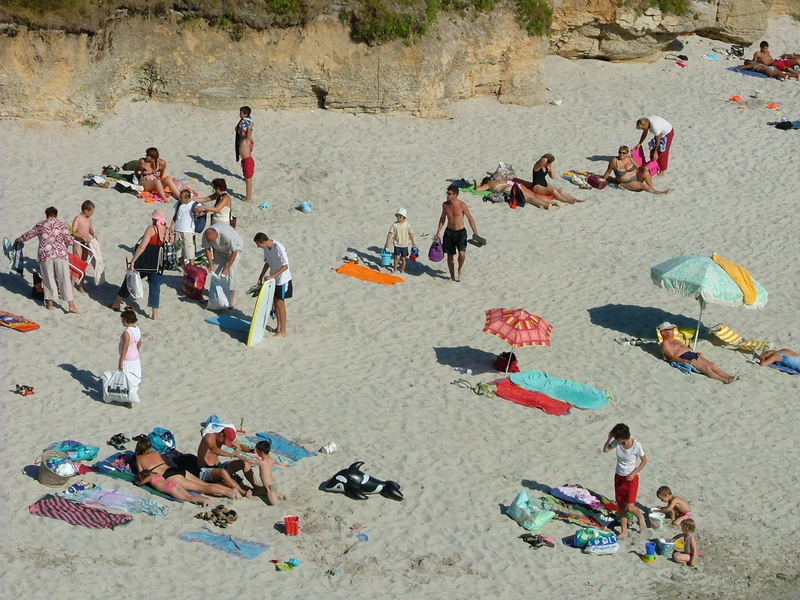 bretagne plage été britanny