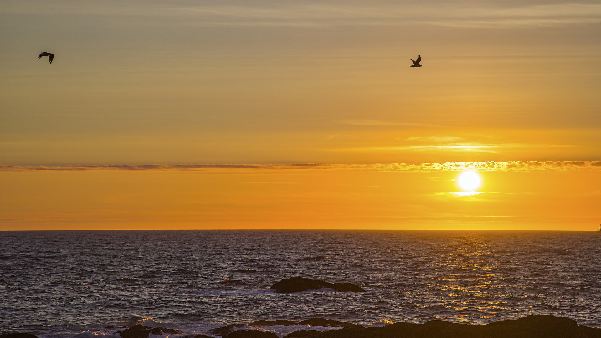 Bretagne Sonnenuntergang