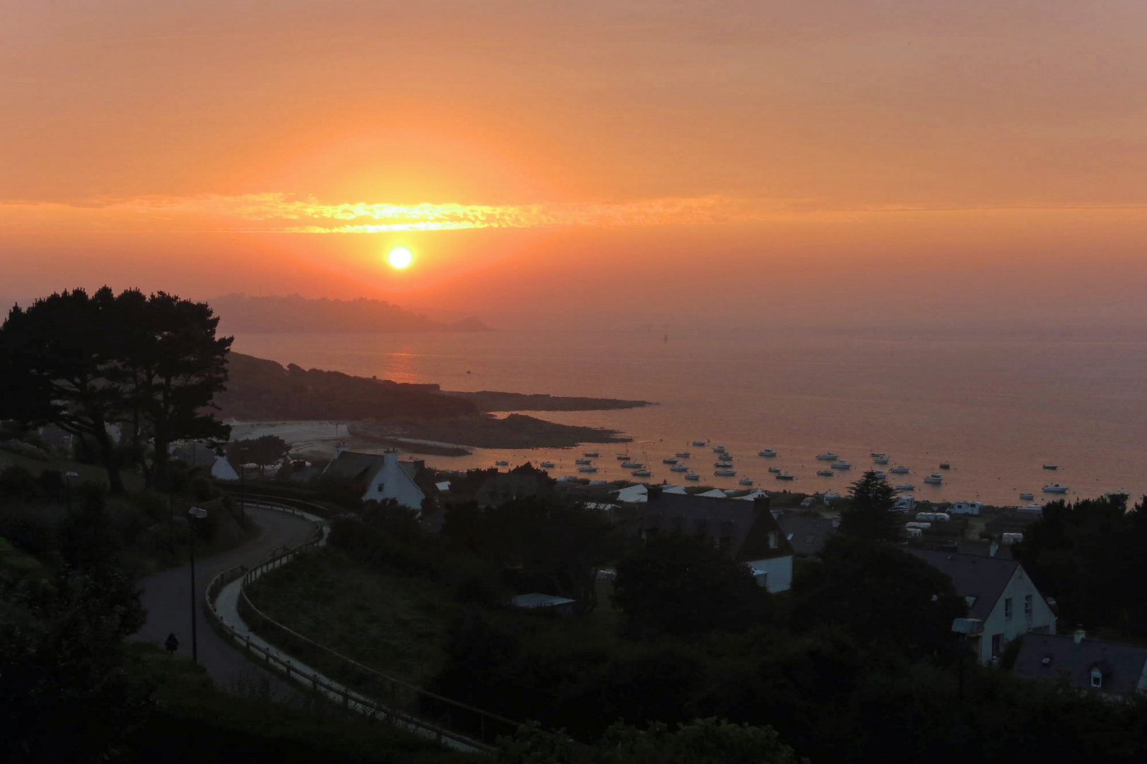 Bretagne - Trelevern - Sonnenuntergang