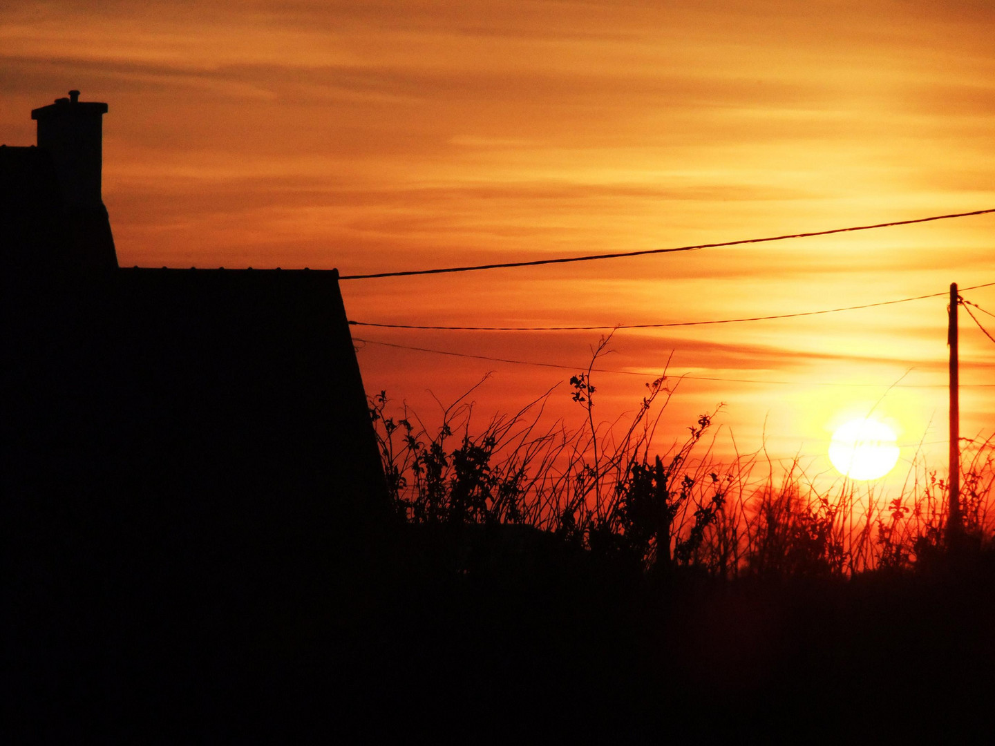 bretonischer Sonnenuntergang