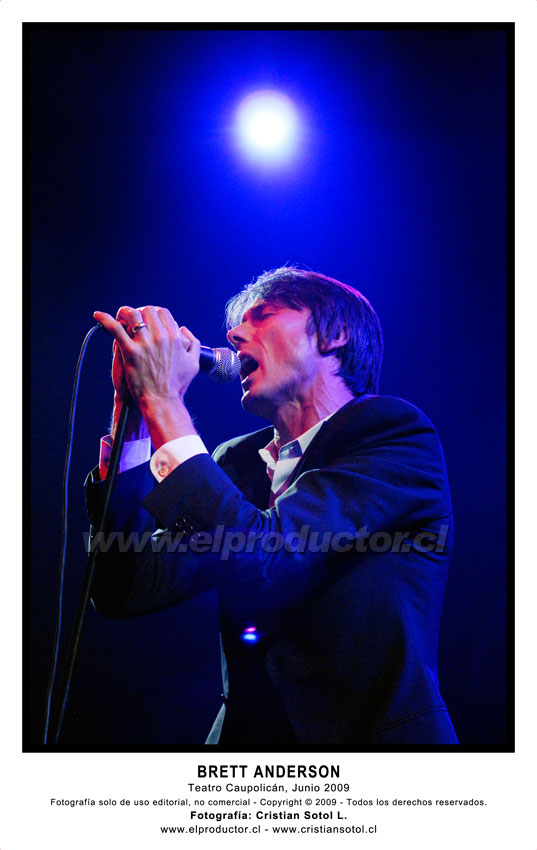 Brett Anderson en Chile - Junio 2009