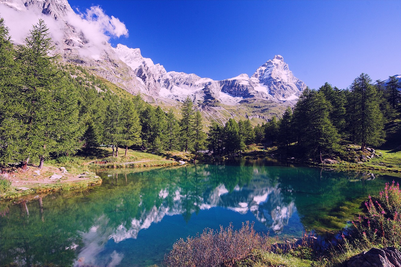 Breuil Cervinia - lago blu