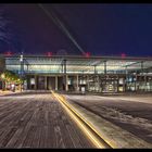 BRI ungeöffneter Flughafen Schönefeld bei Nacht