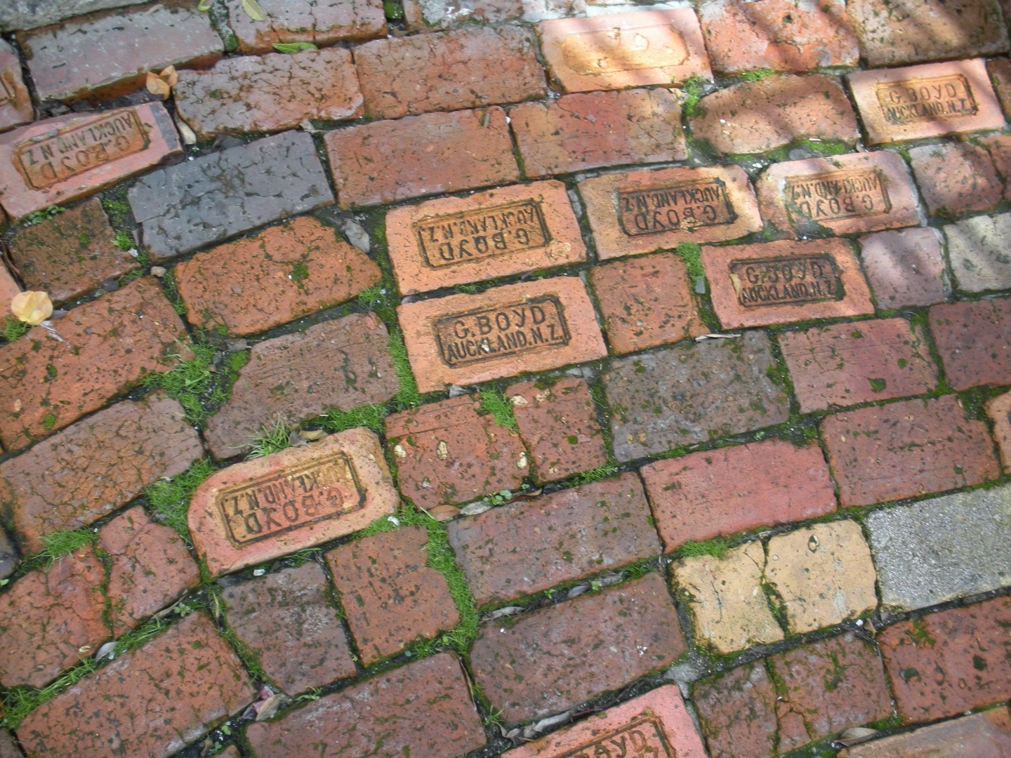 Brick pavement