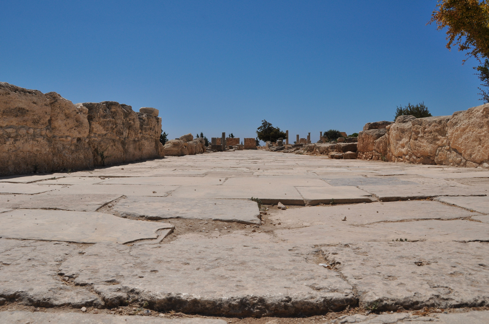 Brick road to the Temple of Apollon Hylates - Kourion, Cyprus
