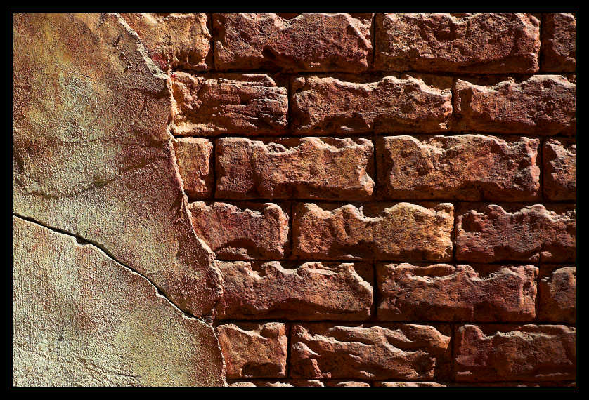bricks & plaster