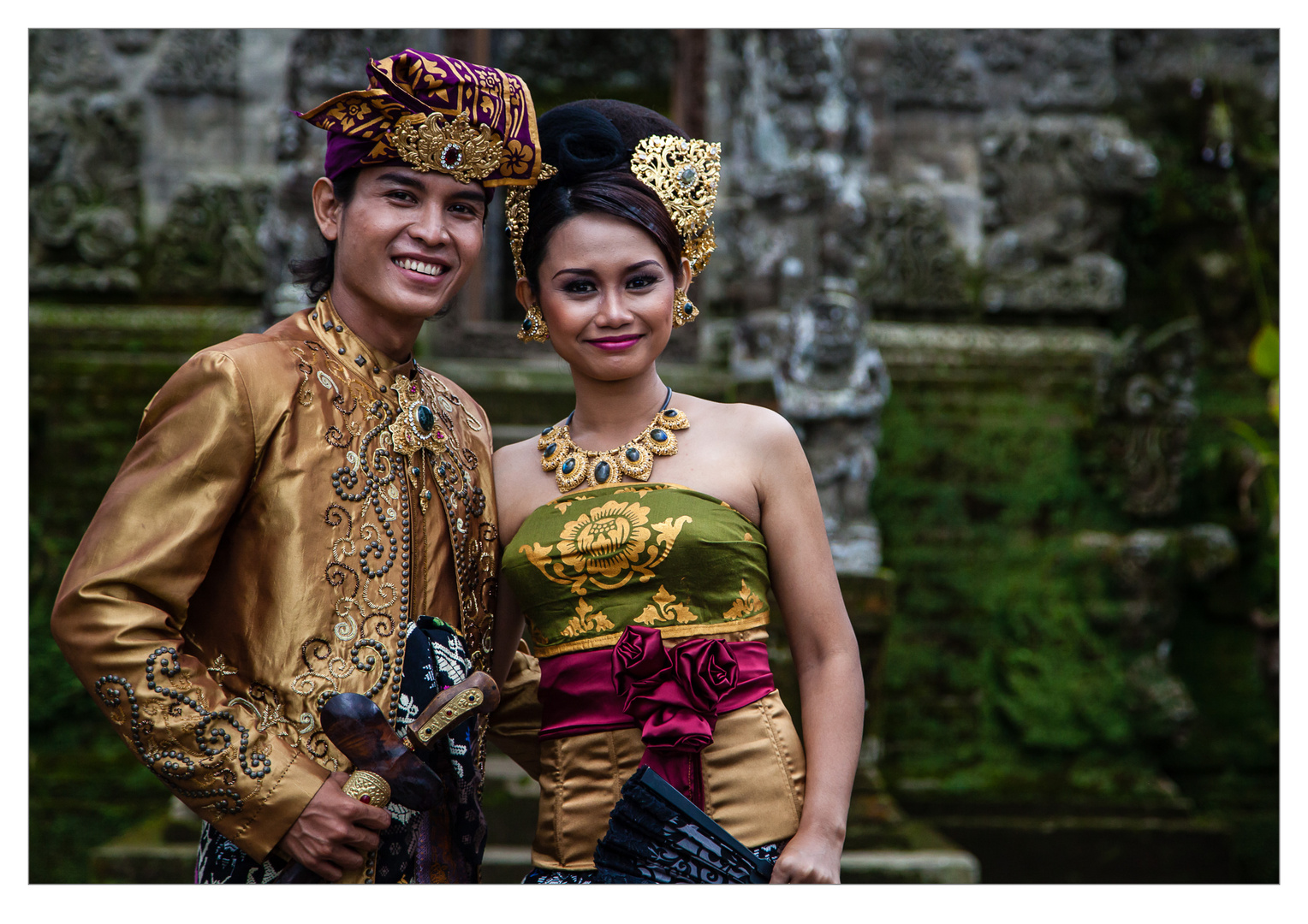 Bridal couple on Bali