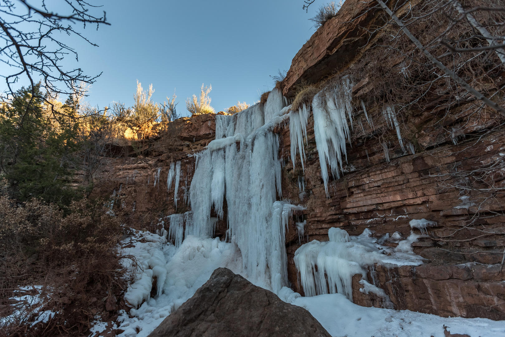 Bridal Veil Falls in New Mexico