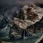 Bridalveil Falls, end of snowfall