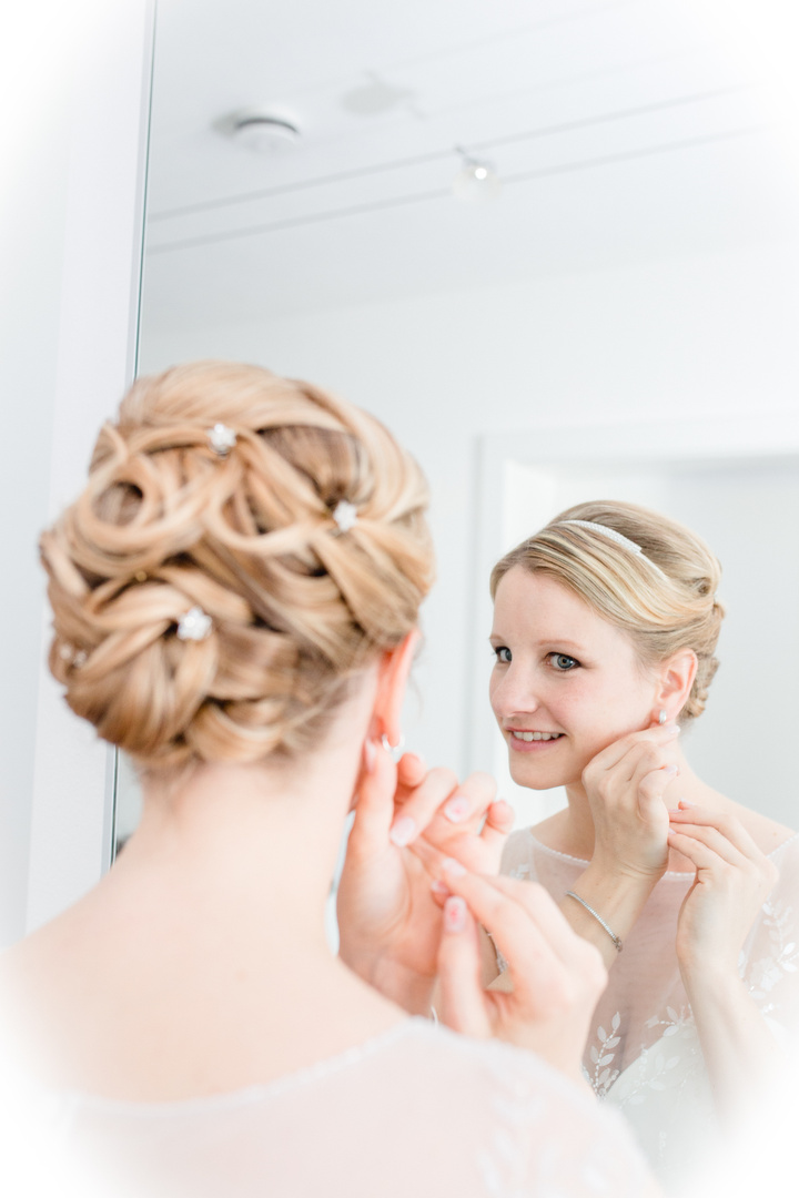 Bride at the Mirror