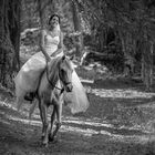 Bride on a horse