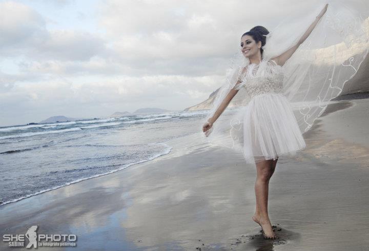 Bride on the Beach