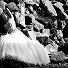 Bride on the rocks